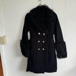 Sparkl Fairy Couture NOIR ENCHANTÉ TRENCH Coat Small BNWT